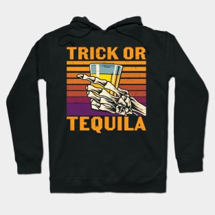 Trick or Tequila Funny Halloween Hoodie